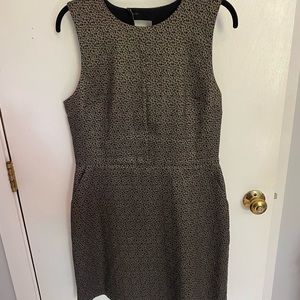 Gap Black and Gold Sheath Dress | 10